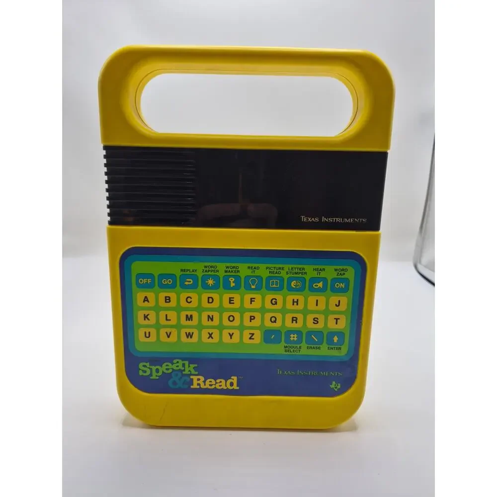 Vintage 1980 Texas Instruments Speak & Read Electronic Learning Toy Working